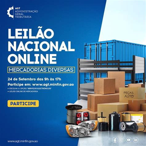 AGT realiza Leilão Online de diversas mercadorias contentorizadas.